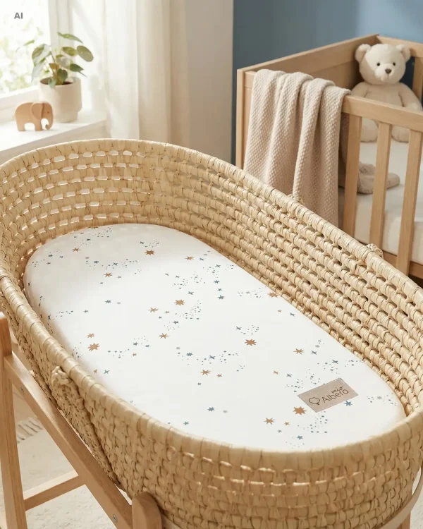 СЕТ 2 навлаки за количка и Moses Basket – STAR DUST — фотографија 3